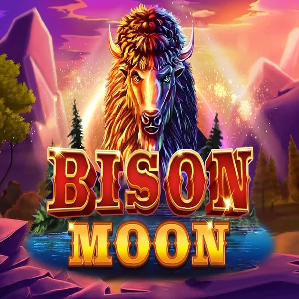 Bison Moon slot logo by Northern Lights Gaming at Ultra casino